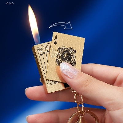 Picture of Mini Side Slide Lighter Metal Creative Keychain Lighter