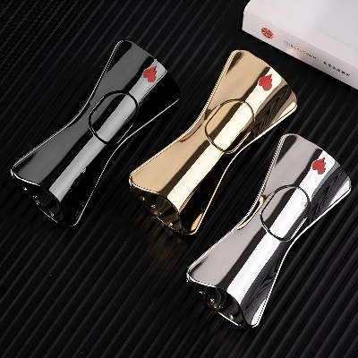 Picture of New Windproof Bow Torch Lighter Metal Gas Butane Refill Jet Lighter Gift