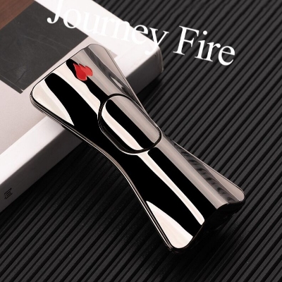 Picture of New Windproof Bow Torch Lighter Metal Gas Butane Refill Jet Lighter Gift