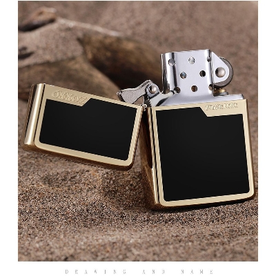 Picture of Zorro flint lighter outdoor grinding wheel kerosene oil windproof lighter metal cigarete lighter