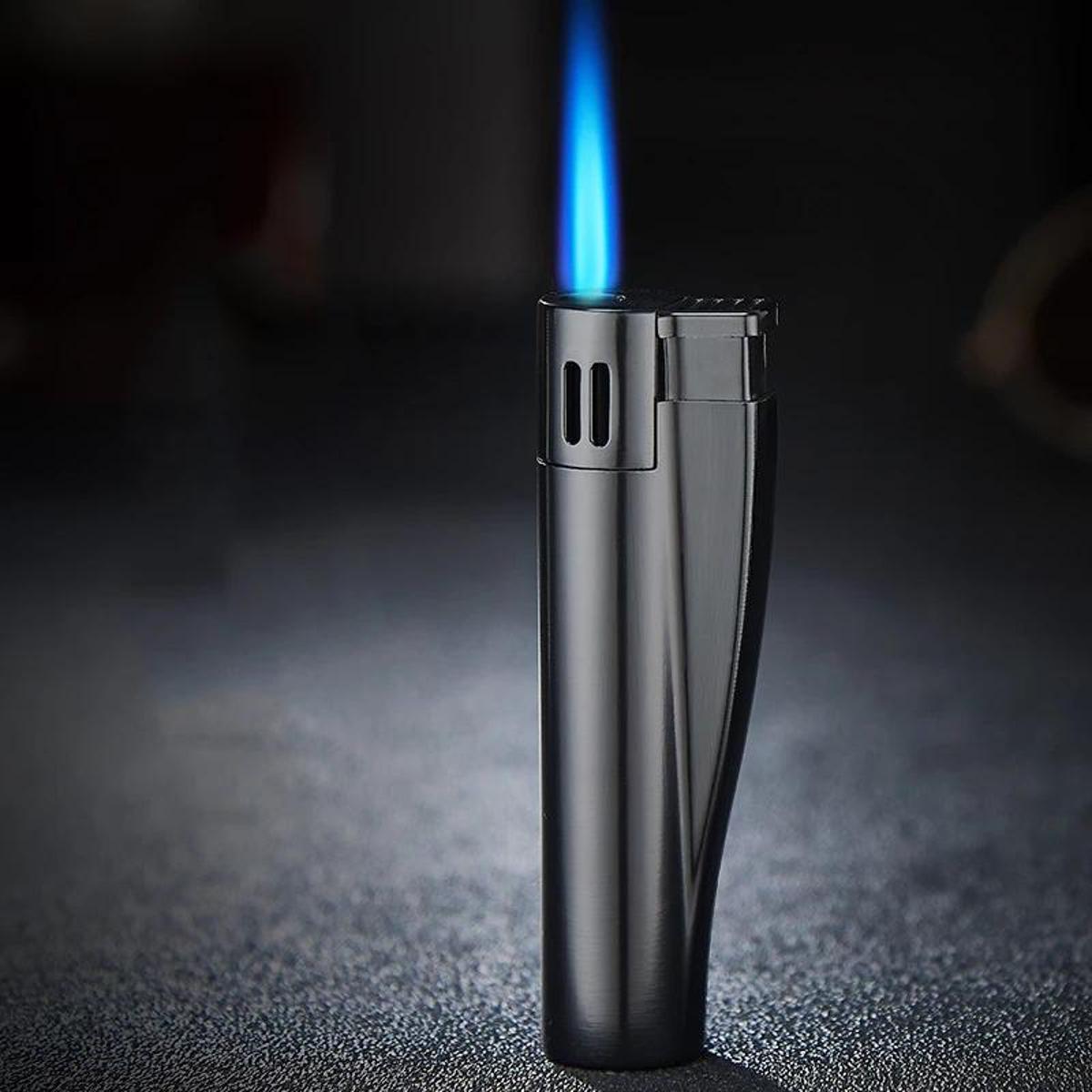 Picture of Metal Windproof Butane Torch Lighter Jet Mini Gas Inflatable Flint Lighters Men Gadget Gift