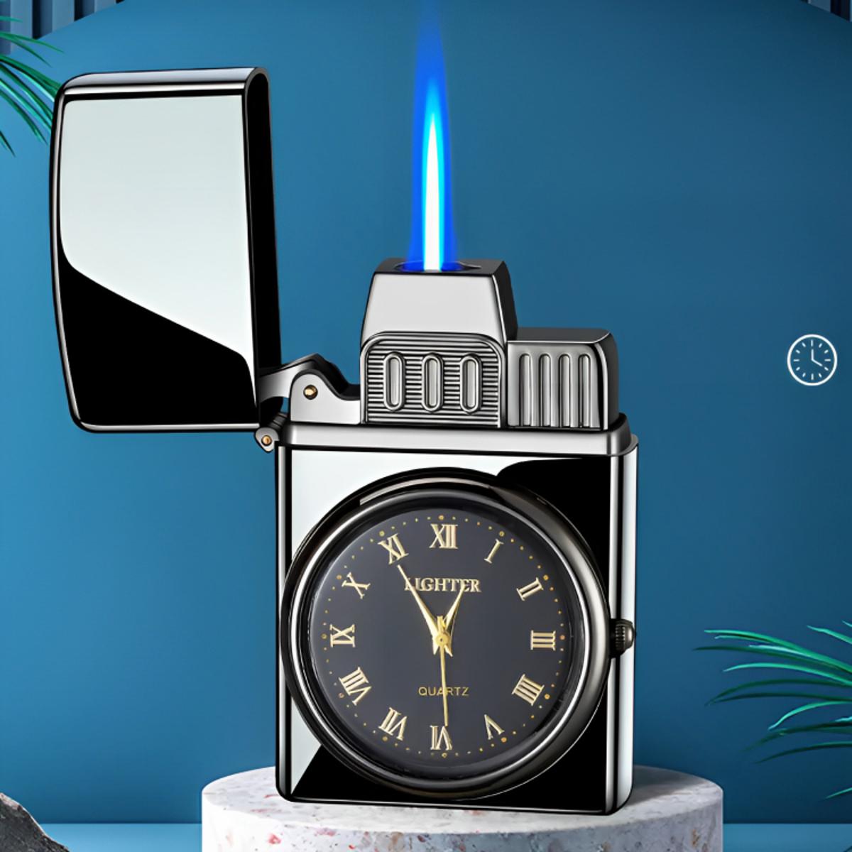Picture of Metal Watch Lighter Creative Jet Flame Gas Igniter Gift