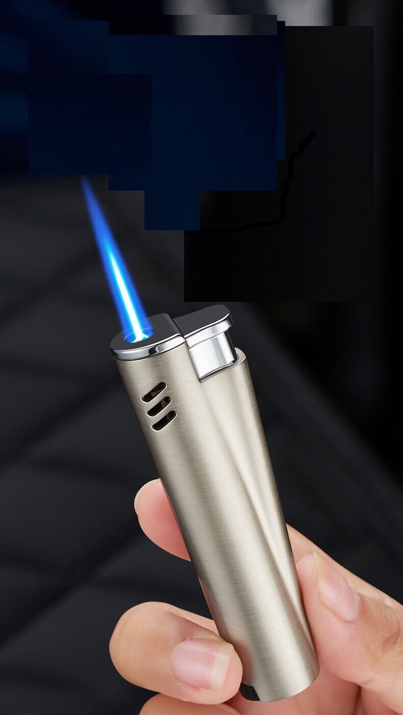 Picture of JET Blue FLAME LADIES MEN LIGHTER WINDPROOF TORCH Elegant GAS lighter