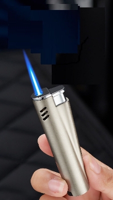 Picture of JET Blue FLAME LADIES MEN LIGHTER WINDPROOF TORCH Elegant GAS lighter
