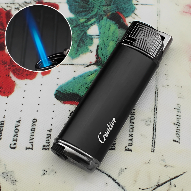 Picture of Premium Windproof Metal Adjustable Lighter Flame Lighter Gift