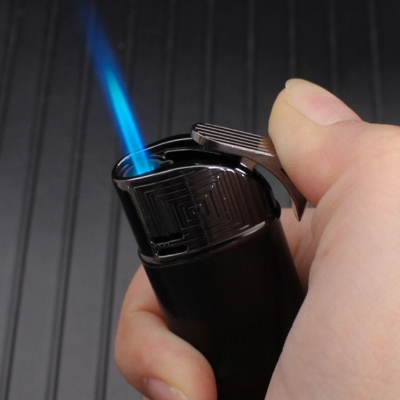 Picture of Premium Windproof Metal Adjustable Lighter Flame Lighter Gift