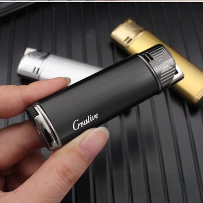 Picture of Premium Windproof Metal Adjustable Lighter Flame Lighter Gift