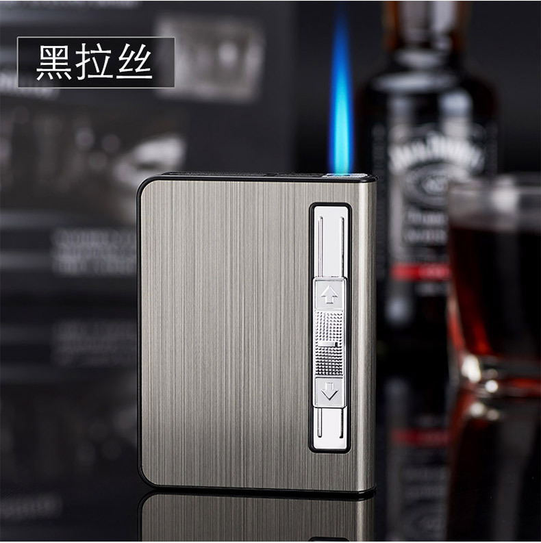 Picture of Box 10pcs Automatic Inflatable Aluminum Alloy Box Lighter