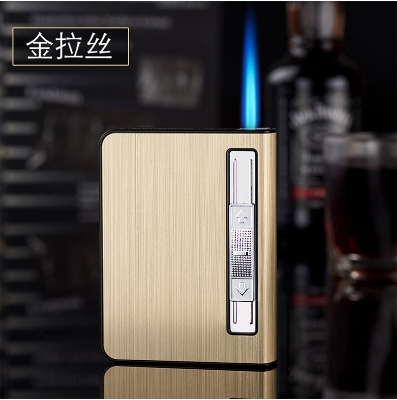 Picture of Box 10pcs Automatic Inflatable Aluminum Alloy Box Lighter