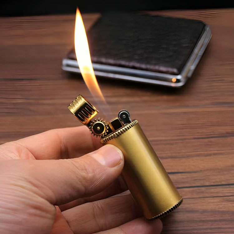 Picture of New Portable gas Lighter Copper Lighter Inflated gas Lighter
