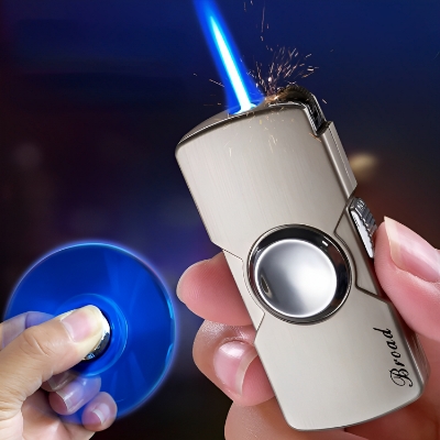 Picture of BODA Mini Fingertip Gyro Inflatable Gas Lighter Unusual Gift for Men Women