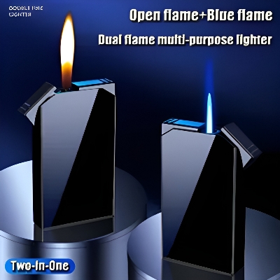 Picture of Novel Refillable Gas Turbo Lighters BBQ Metal Windproof Lighter