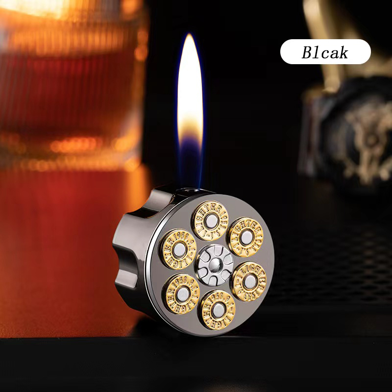 Picture of Creative and Personalized Left Wheel Clip Shape Open Flame Lighter New and Unique Inflatable Metal Lighter