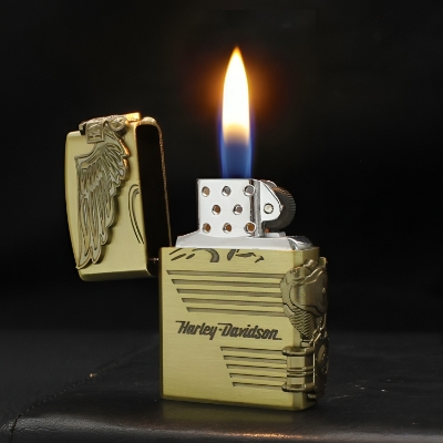 Picture of Fire Inflatable Cigarete Lighter Metal Grinding Wheel Lighter