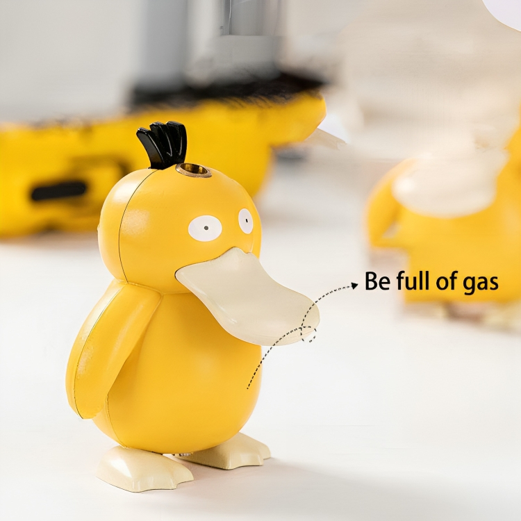 Picture of 3D Cartoon Doll Duck Lighter Open Flame Butane Gas Lighter Cute Lighter