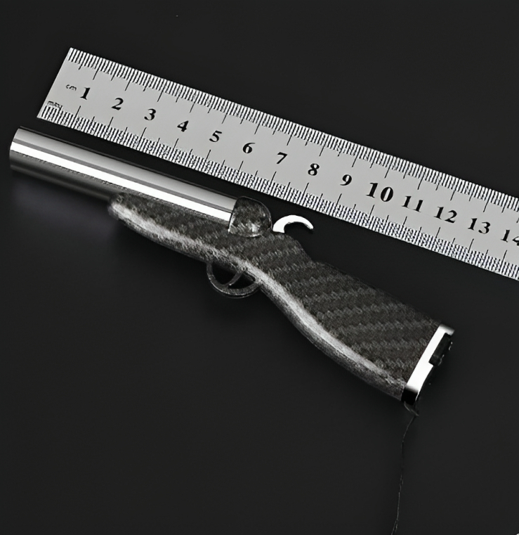 Picture of Creative Mini Dual Flame Refillable Butane Torch Lighter Cool Gadgets Candle Lighter Gifts for Men