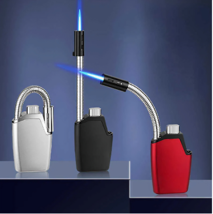 Picture of New flexible tube folding small spray portable ci@garette lighter