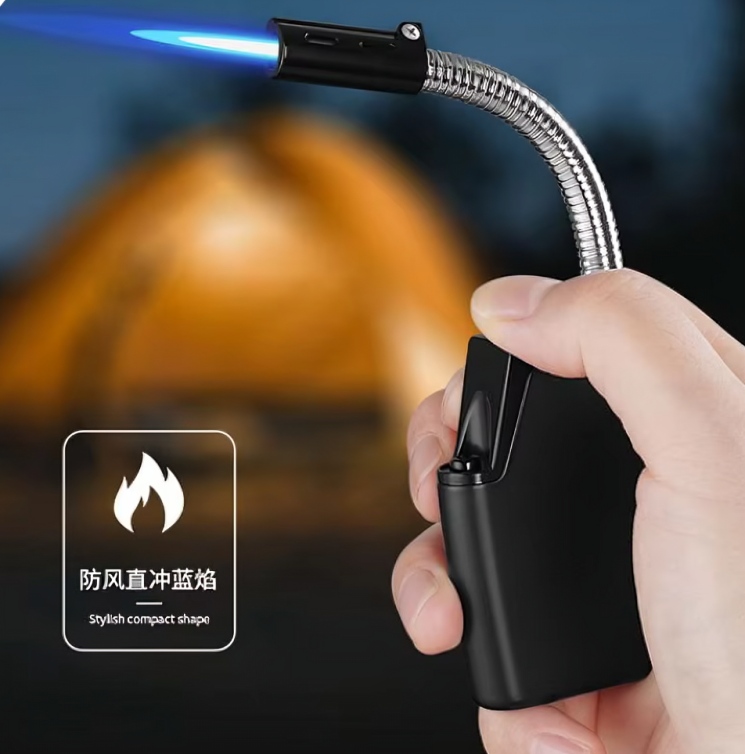 Picture of New flexible tube folding small spray portable ci@garette lighter