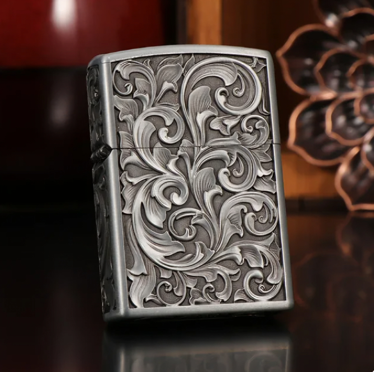 Picture of New Zorro Good quality 3D carved armor Windproof oil lighter