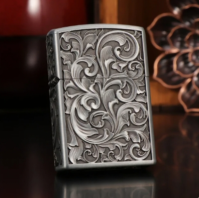 Picture of New Zorro Good quality 3D carved armor Windproof oil lighter