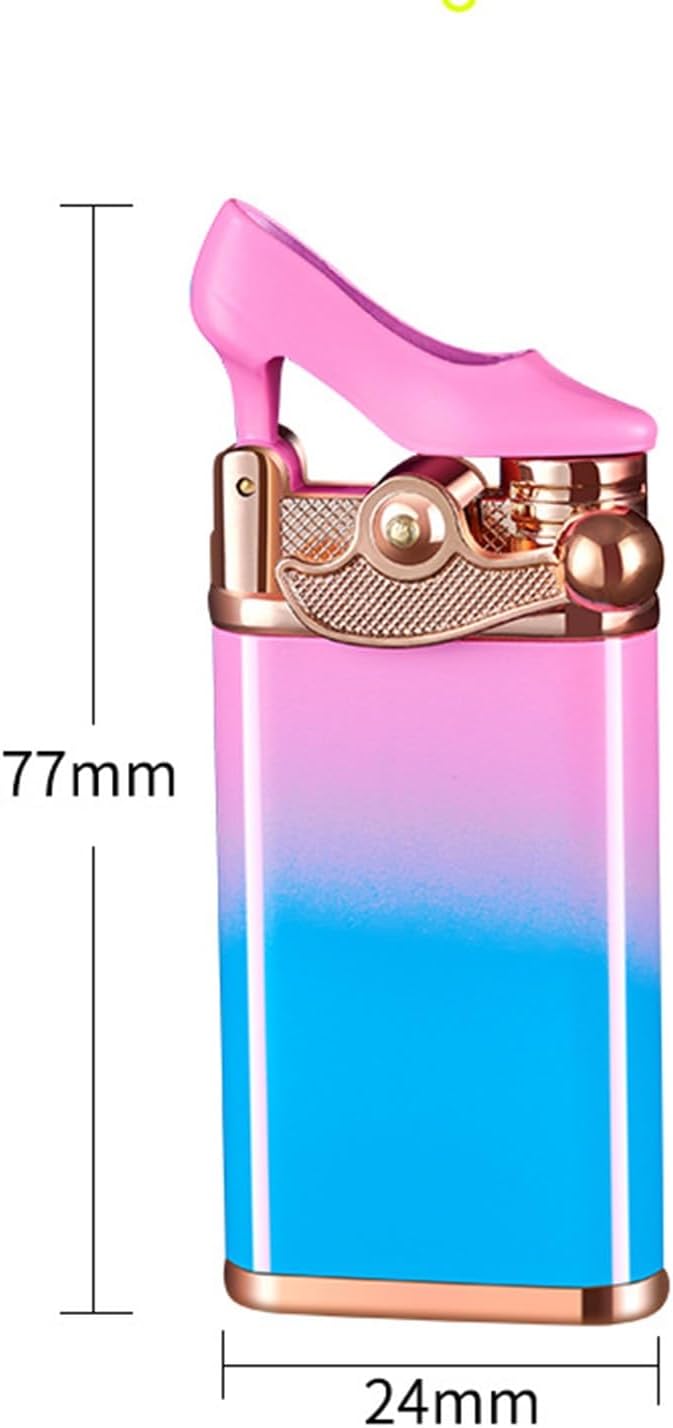 Picture of Metal Windproof Portable Butane Gas Blue Flame Gun Lighter Direct Charging Holiday Outdoor BBQ Kitchen Cigar Men Gift
