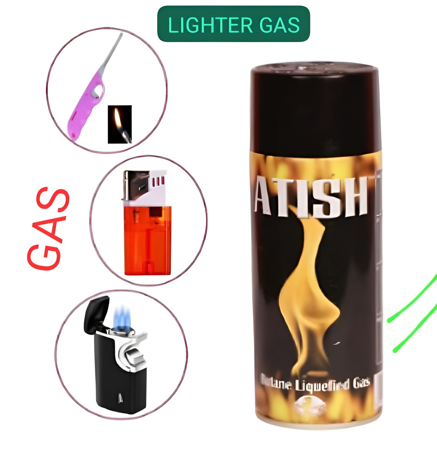 Picture of Atish G-AS Lighter Refiller (250ml)