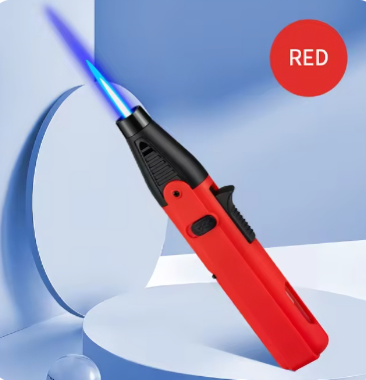 Picture of 1300℃ Jet Flame Gas Lighter 360 Degree Inverted Turbo Torch Lighter Refillable Butane Kitchen BBQ Ignition Windproof Lighter