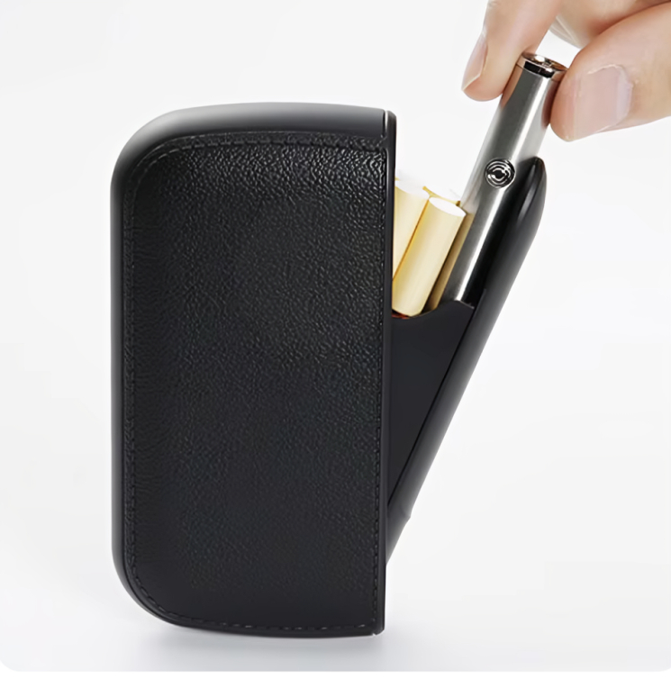 Picture of Small Cigarete Case Lighter Integrated USB Rechargeable Windproof Lighter Creative Split Cigarete Lighter Men's Gadget