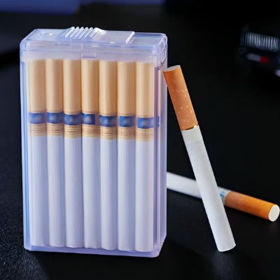 Picture of Waterproof Plastic Ci@garette Holder Pocket Storage Box Hold 20pcs Ci@garettes Whole Pack Box