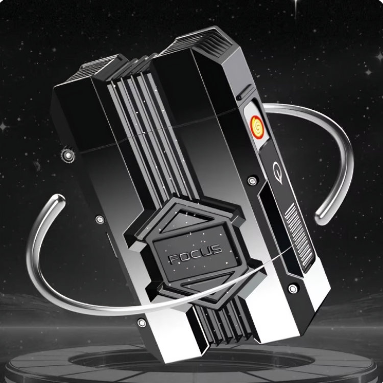 Picture of NEW USB 10 packs of rechargeable ci@garette case portable electric lighter fashion gift creative personality men's cigarete case