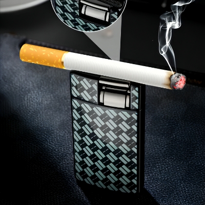 Picture of The new inflatable lighter with large flame can be used to place a windproof ci@garette lighter