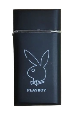Picture of PLAYBOY, MINI SIZE WINDPROOF GREEN FLAME REFILLABLE LIGHTER
