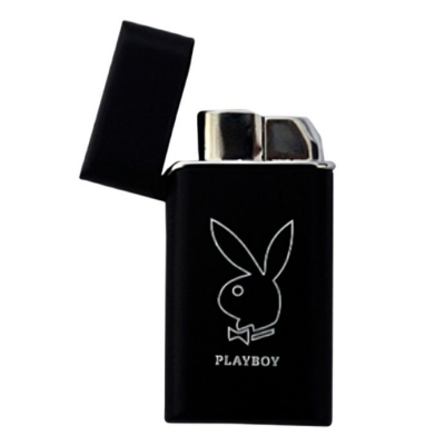 Picture of PLAYBOY, MINI SIZE WINDPROOF GREEN FLAME REFILLABLE LIGHTER