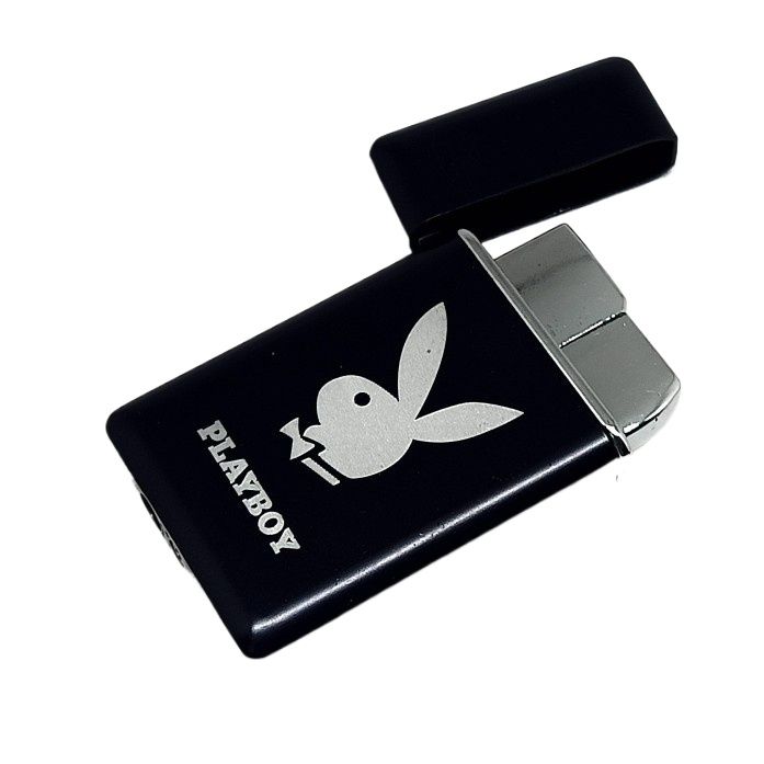 Picture of PLAYBOY, MINI SIZE WINDPROOF GREEN FLAME REFILLABLE LIGHTER