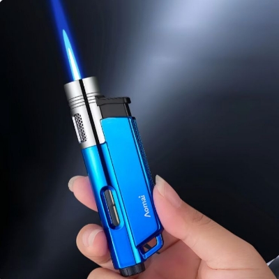 Picture of Mini Butane Gas Lighter Unusual Windproof Cigar Lighter Torch Jet Lighters Accessories Gadgets For Men