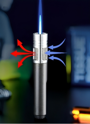 Picture of Mini Butane Gas Lighter Unusual Windproof Cigar Lighter Torch Jet Lighters Accessories Gadgets For Men