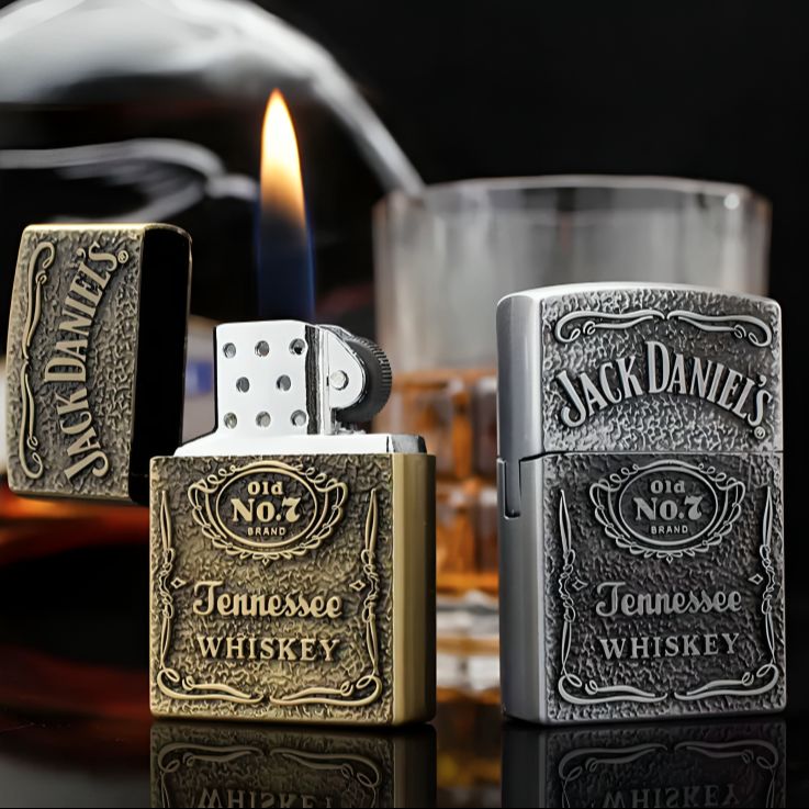 Picture of New Zippo Gas Lighters Refill Windproof  J@ack Daniel's Lighters