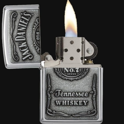 Picture of New Zippo Gas Lighters Refill Windproof  J@ack Daniel's Lighters