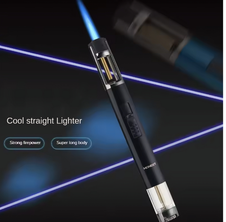 Picture of Honest Butane Kitchen Lighter Metal Jet Torch Gas lighter Stove Welding Lighters Torch Butane Lighter