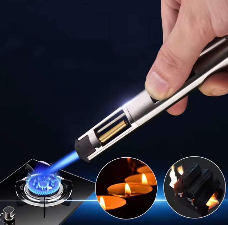 Picture of Honest Butane Kitchen Lighter Metal Jet Torch Gas lighter Stove Welding Lighters Torch Butane Lighter
