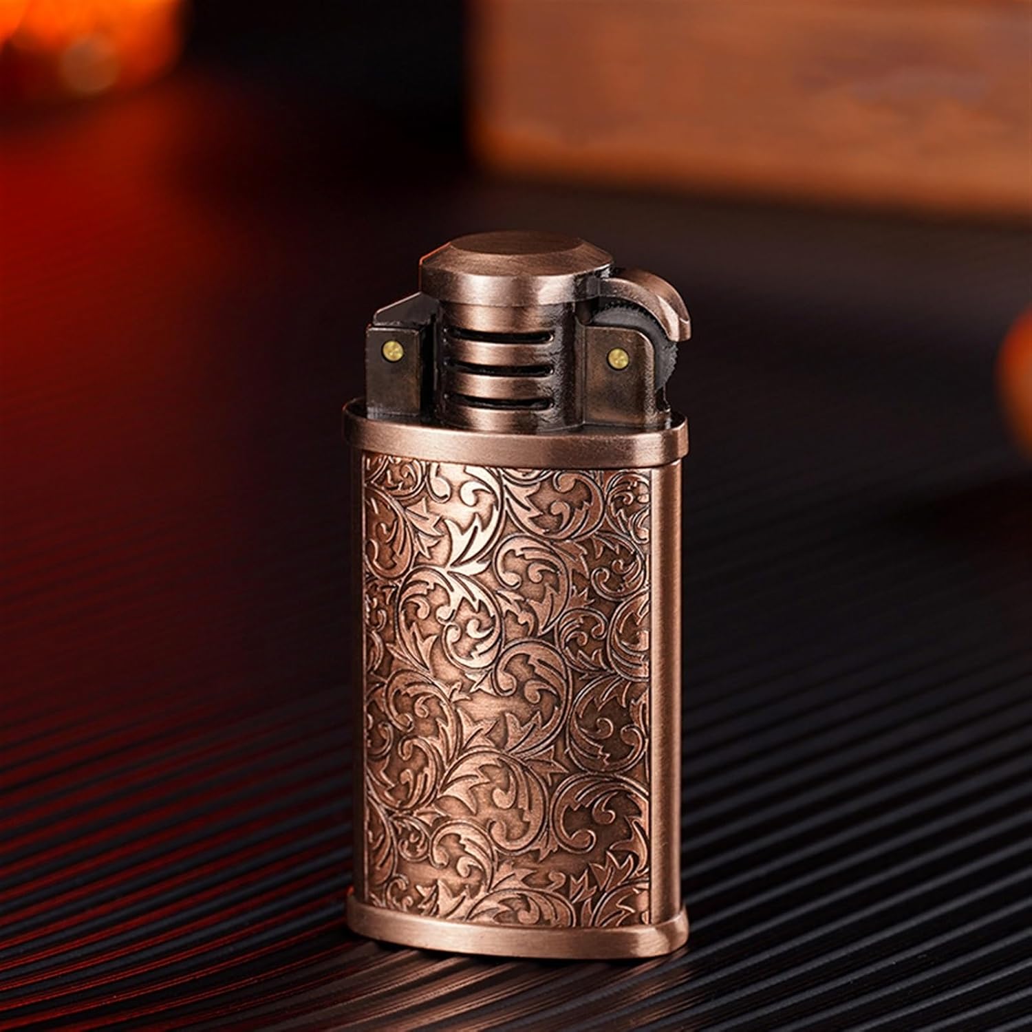 Picture of Windproof Lighter Soft Flame Lighter gas Refillable Lighter with Grinder Wheel Ignition for Men