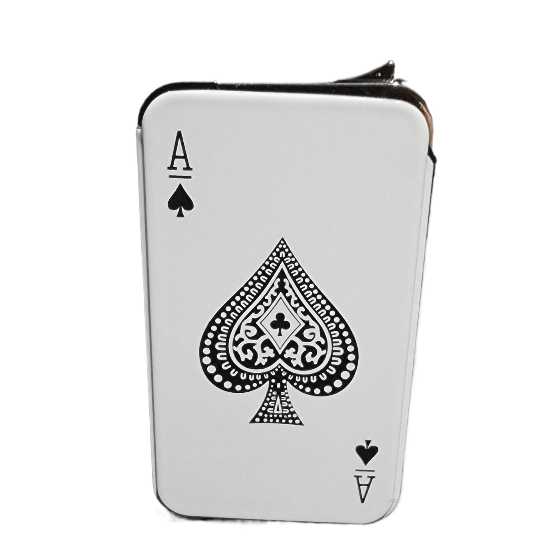 Picture of Mahjong Turbo Windproof Fire Lighter with Creative Personality, Metal Pink Flame Gas Lighter