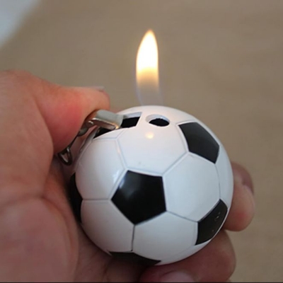 Picture of Torch Lighter Creative Basketball Design Butane Lighter Windproof Butane Gas Lighter Cool Adjustable Soft Flame Lighter Funny Refillable Butane Lighter for Outdoor Indoor