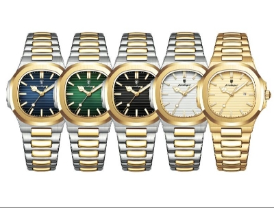 Picture of Men's Luxury Quartz Wristwatch, 30M Waterproof Stainless Steel Sports Chronograph Watch