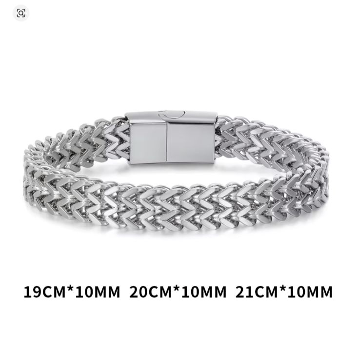 Picture of Fashion Cuban Link Bracelet for Men Stainless Steel Bracelet Collction