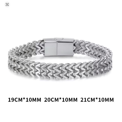 Picture of Fashion Cuban Link Bracelet for Men Stainless Steel Bracelet Collction