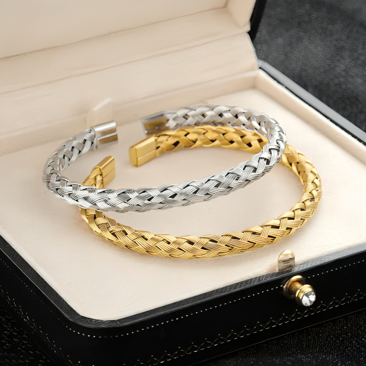 Picture of Punk Simple Style Men's Jewelry No Fade Steel Wire Rope Classic Bracelet Cuff Charm Male Bracelet Gift