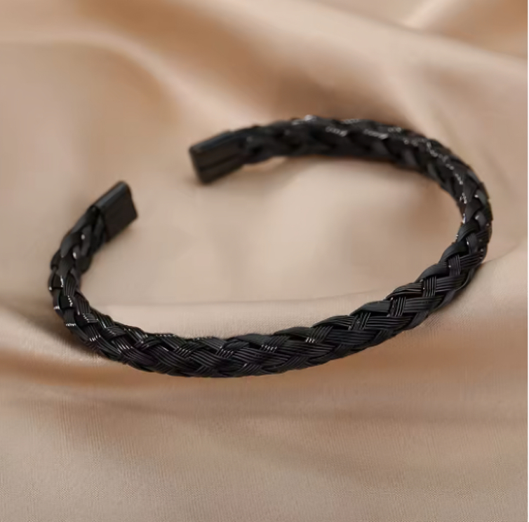 Picture of Punk Simple Style Men's Jewelry No Fade Steel Wire Rope Classic Bracelet Cuff Charm Male Bracelet Gift
