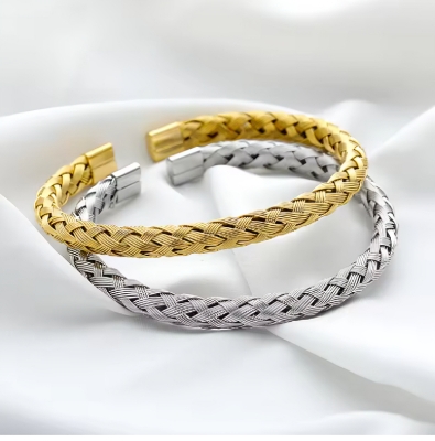 Picture of Punk Simple Style Men's Jewelry No Fade Steel Wire Rope Classic Bracelet Cuff Charm Male Bracelet Gift