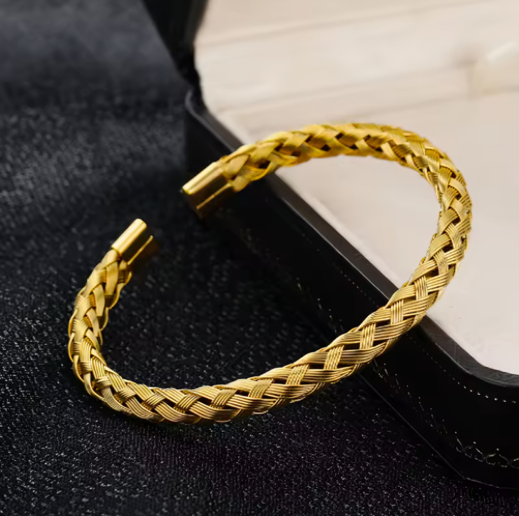 Picture of Punk Simple Style Men's Jewelry No Fade Steel Wire Rope Classic Bracelet Cuff Charm Male Bracelet Gift